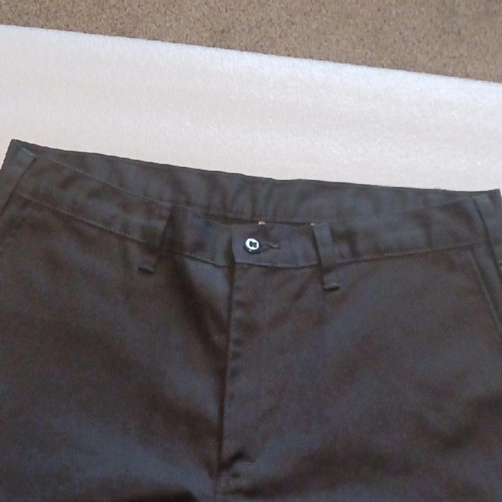 ****Dickies Black Men's Flat Front Work Shorts Size 34 X 13 - Picture 3 of 6